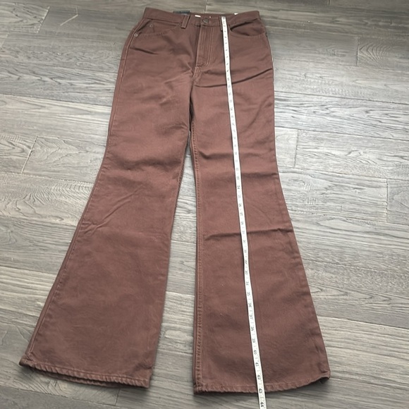 Levi’s | 70'S Movin’ on high rise flare jeans in brown size 27W32L - Picture 10 of 16